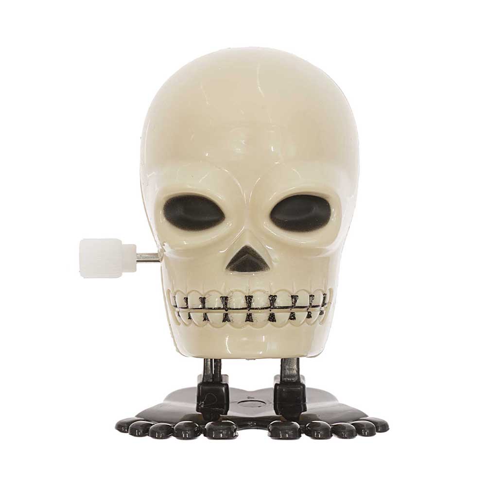 Spooky Skull | Walking Wind Up Halloween Toy | Mini Gift | Cracker Filler