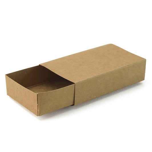 Kraft | 12 Plain Oversized Matchboxes | 8x5x2cm | Gifts & Crafts