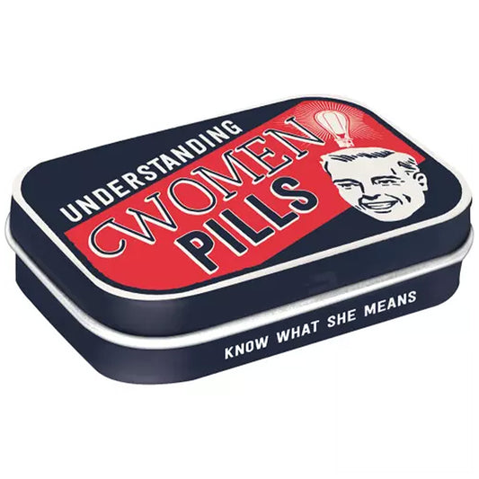 Understanding Women Pills | 15g Sugar Free Mint Tin | Cracker Filler | Mini Gift