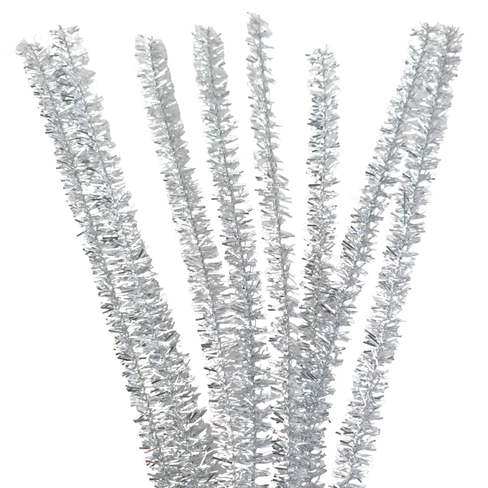 Single Colour | 30cm Craft Pipecleaners | Chenille Stems | 6mm Wide | Pack of 10