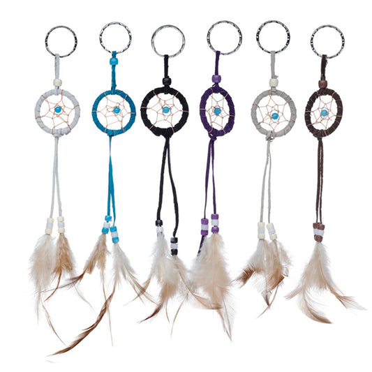 Traditional Little Dreamcatcher Keyring | Single | Mini Gift | Cracker Filler