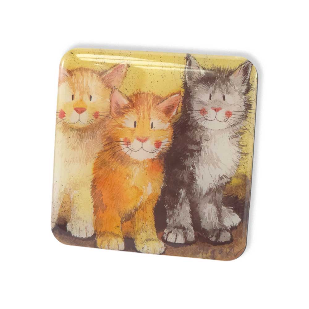 Cat Trio | Fridge Magnet | Mini Gift | Cracker Filler