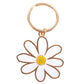 Pretty Daisy Flower Enamel Keyring | Mini Gift | Cracker Filler