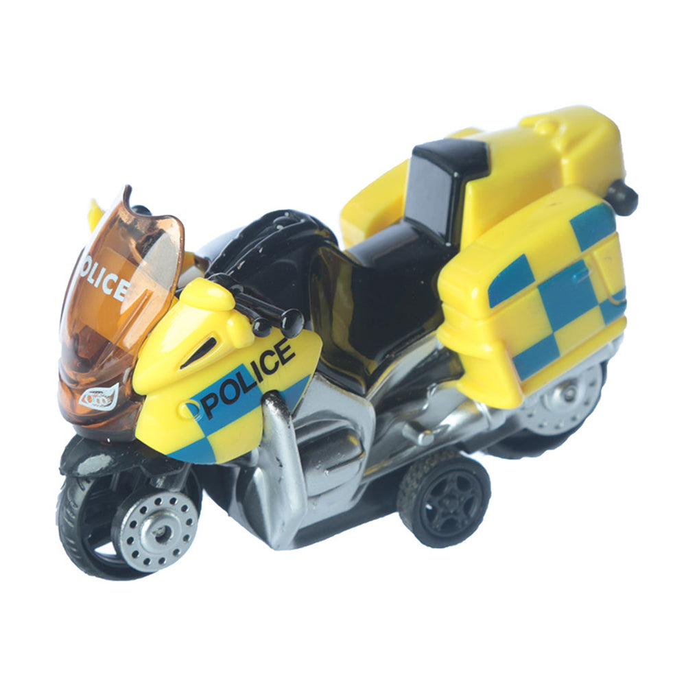 Police Motorcycle Pull Back & Go Toy | Mini Gift | Cracker Filler