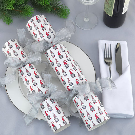 Nordic Gonks | Makes 6 Christmas Crackers with Ribbons | Make & Fill Your Own