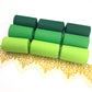 Shades of Green | Craft Kit to Make 12 Crackers | Recyclable | Cracker Making