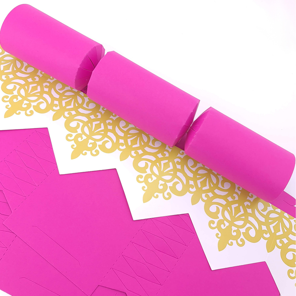 Shocking Pink | Cracker Making DIY Craft Kits | Make Your Own | Eco Recyclable