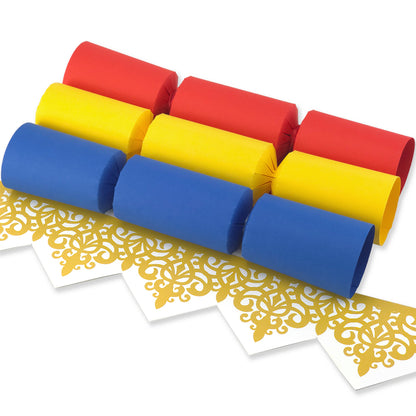Primary Colours | Craft Kit to Make 12 Crackers | Recyclable | Cracker Making