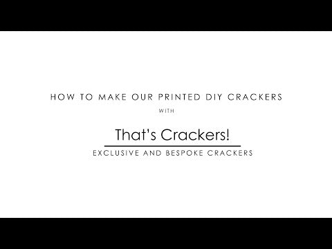 Pink Damask | Cracker Making Craft Kit | Make & Fill Your Own