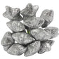 12 Wired Silver Glitter Stars for Christmas Wreaths & Faux Floristry