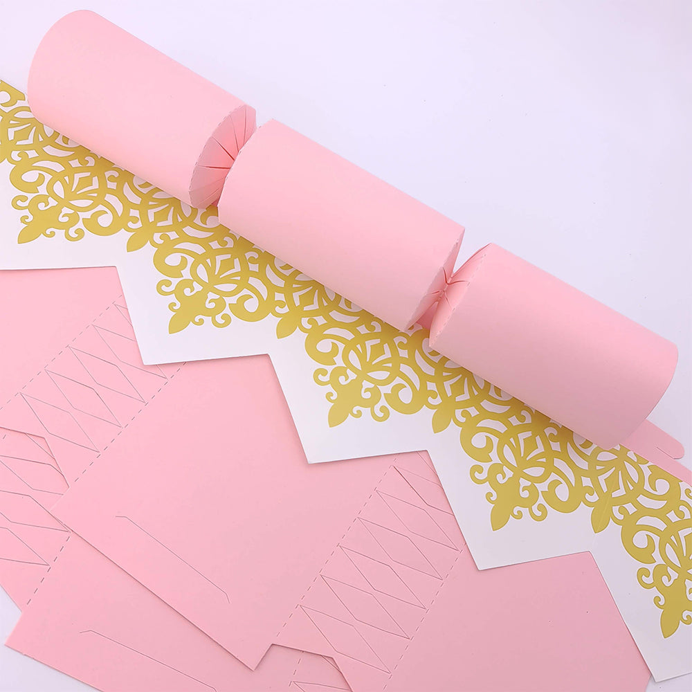 Pastel Pink | Cracker Making DIY Craft Kits | Make Your Own | Eco Recyclable