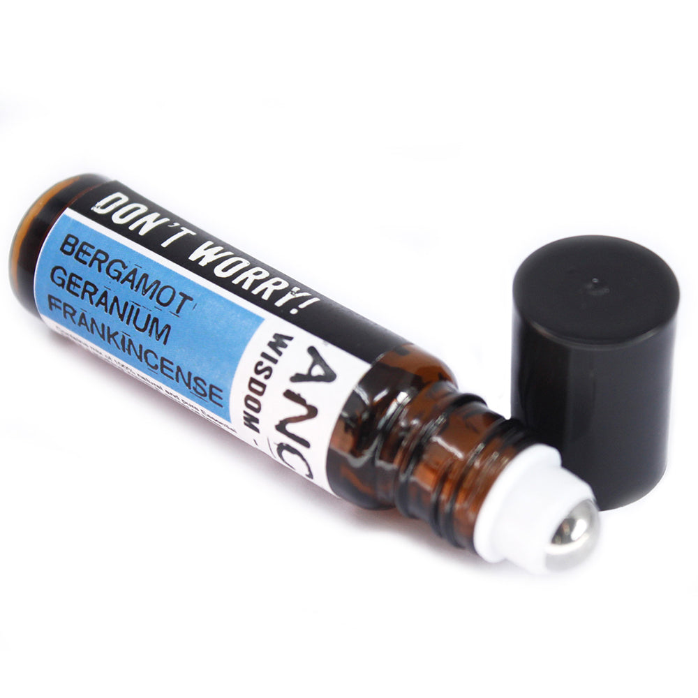 Don't Worry! | 10ml Roll On Essential Oil Blend | Mini Gift | Cracker Filler