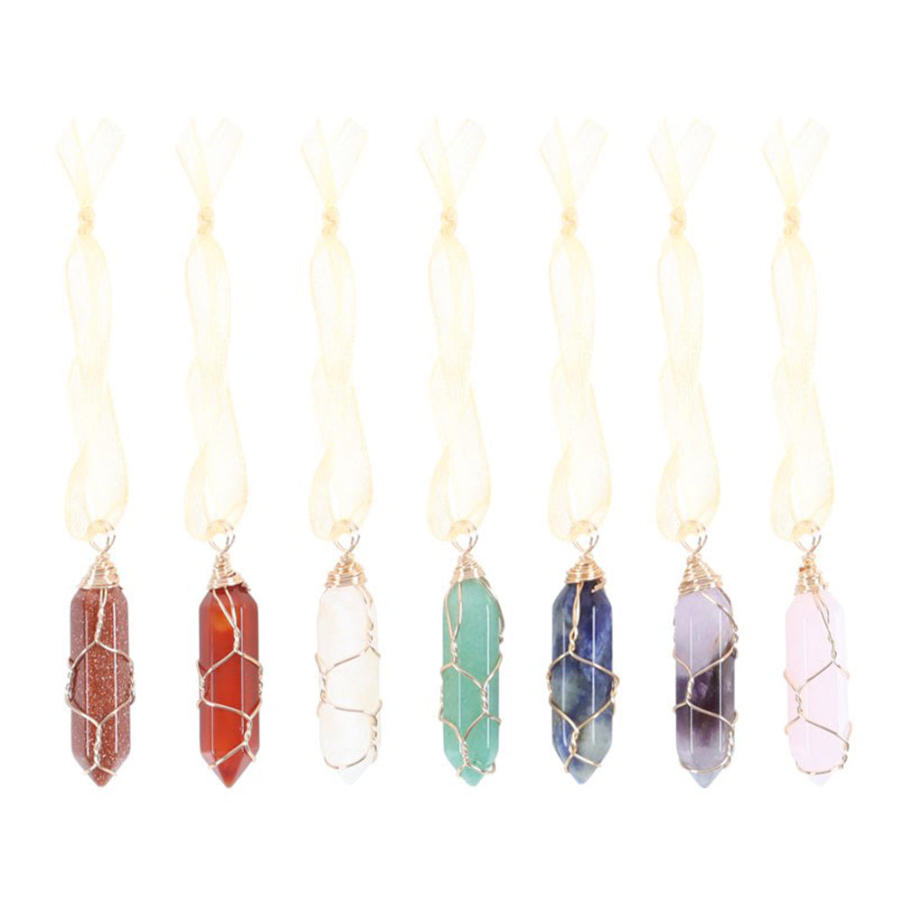 Gorgeous Crystals | Set of 7 Hanging Decorations | Presentation Boxed