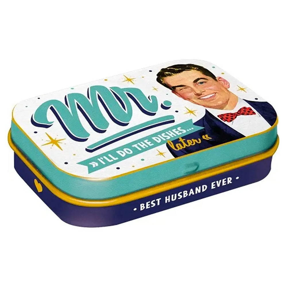 Mr - I'll Do the Dishes Later | Sugar Free Mint Tin | Mini Gift | Cracker Filler