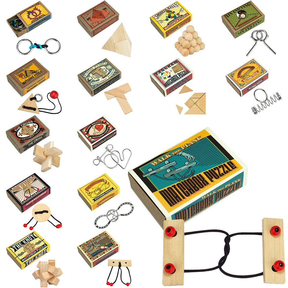 Matchbox Puzzles | Various Designs | Cracker Filler | Mini Gift