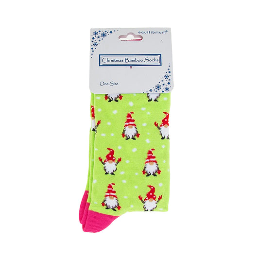 Christmas Gonks | Luxury Bamboo Socks | Ladies | One Size