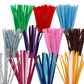 10 Pack 9mm Chunky Extra Long 50cm Pipe Cleaners | Chenille Stems