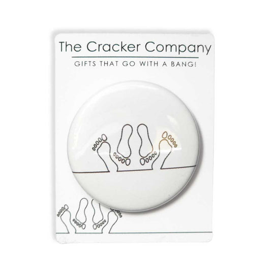 Sexy Time Feet | 38mm Button Pin Badge | Mini Gift | Cracker Filler