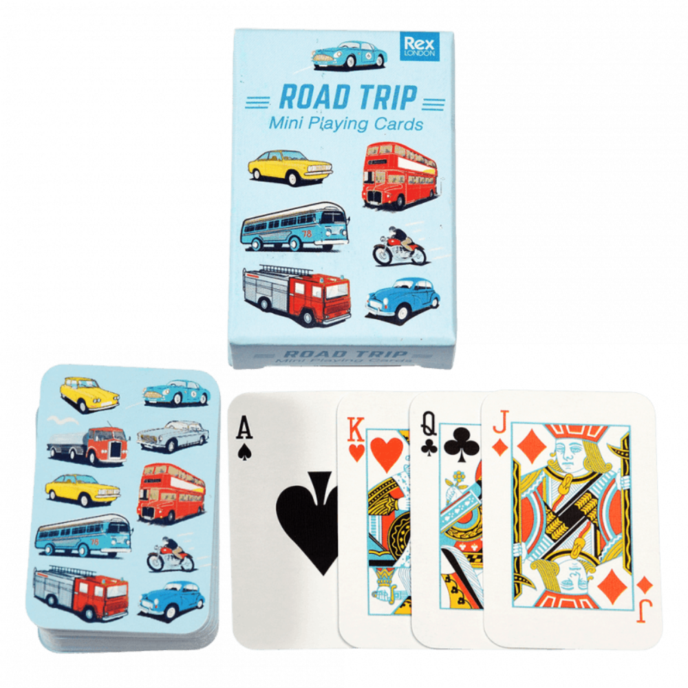 On the Road | Kids Mini Playing Cards | Little Gift | Cracker Filler