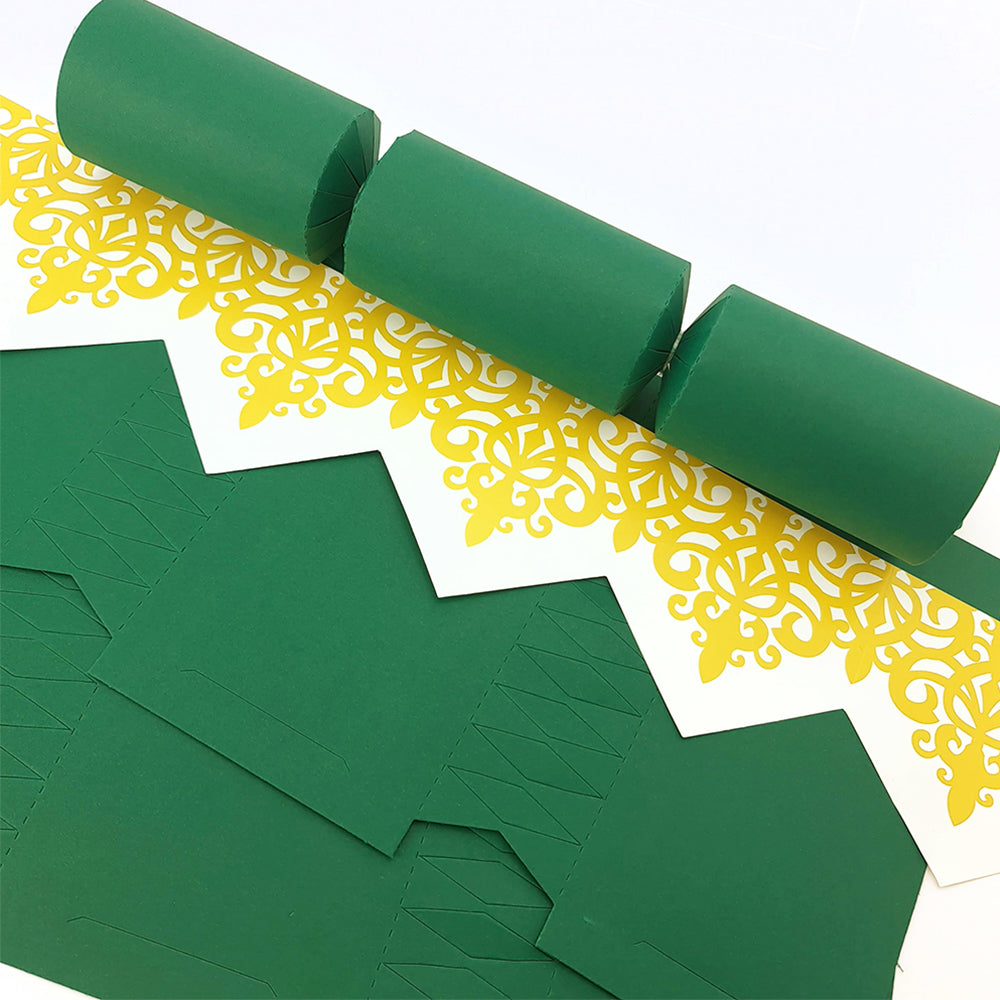 Rich Green | Cracker Making DIY Craft Kits | Make Your Own | Eco Recyclable
