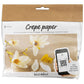 Crepe Magnolia Stem Craft Kit | Paper Flower Making | Stem of 3