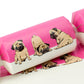 6 Cute Pink Pug Crackers - Make & Fill Your Own Kit