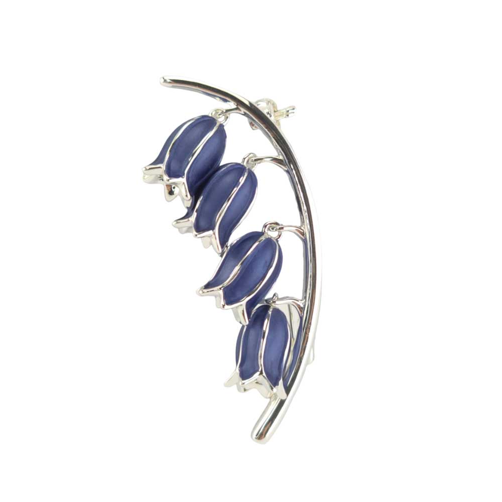 Dainty Bluebell Brooch | Deep Blue | 4.5cm Long | Mini Gift | Cracker Filler