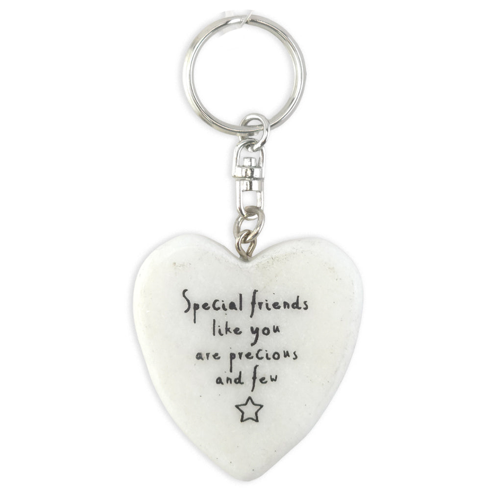 Special Friends Are Precious | Marble Heart Keyring | Mini Gift | Cracker Filler