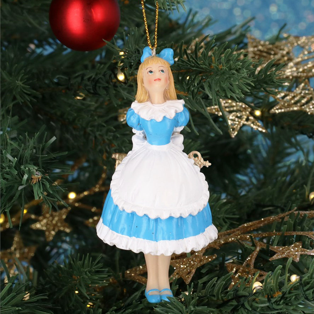 Alice & Key | Alice in Wonderland | Fairytale Christmas Ornament | Gisela Graham