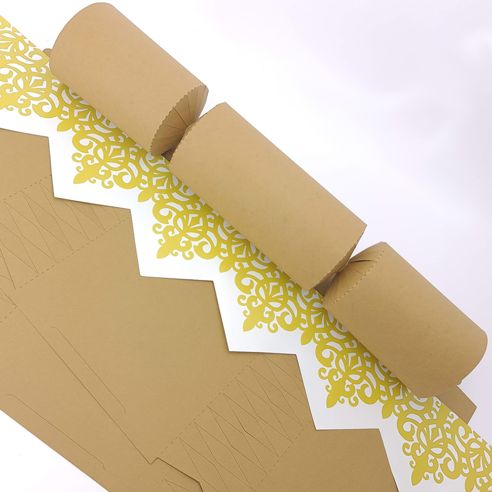 Tan Brown | Cracker Making DIY Craft Kits | Make Your Own | Eco Recyclable