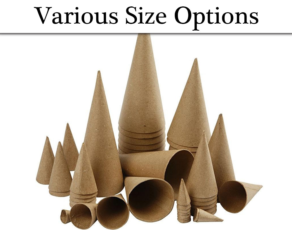 Paper Mache Cones To Decorate Choice Of Sizes Papier Mache Shapes   2wsjwoimj0c 