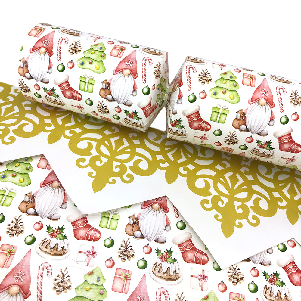 Watercolour Christmas Gonks | Cracker Making Craft Kit | Make & Fill Your Own