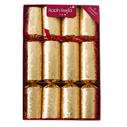 8 Gold Damask Decadence | Fill Your Own Crackers | Ready Made