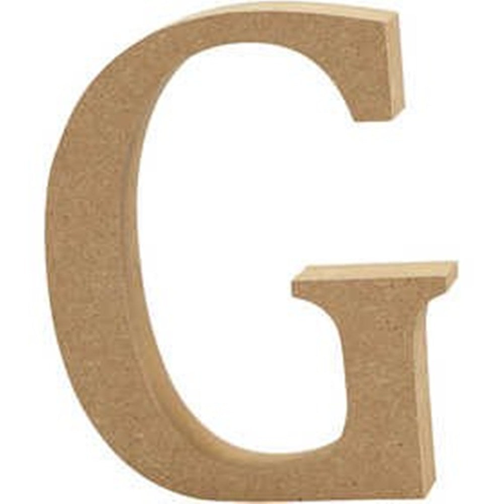 Large 13cm Wooden MDF Capital Letters, Numbers & Symbols for Crafts