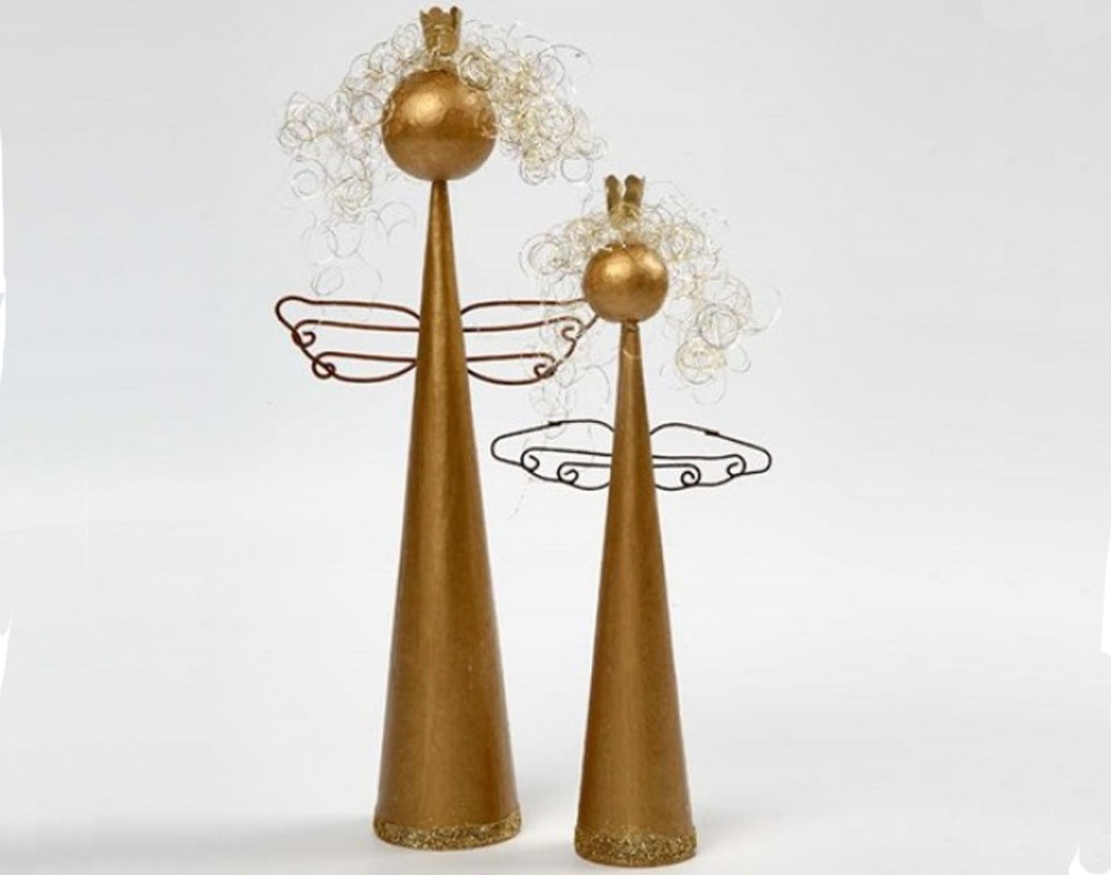 3 Assorted Paper Mache Cones to Decorate 20, 25 & 30cm Tall | Papier Mache