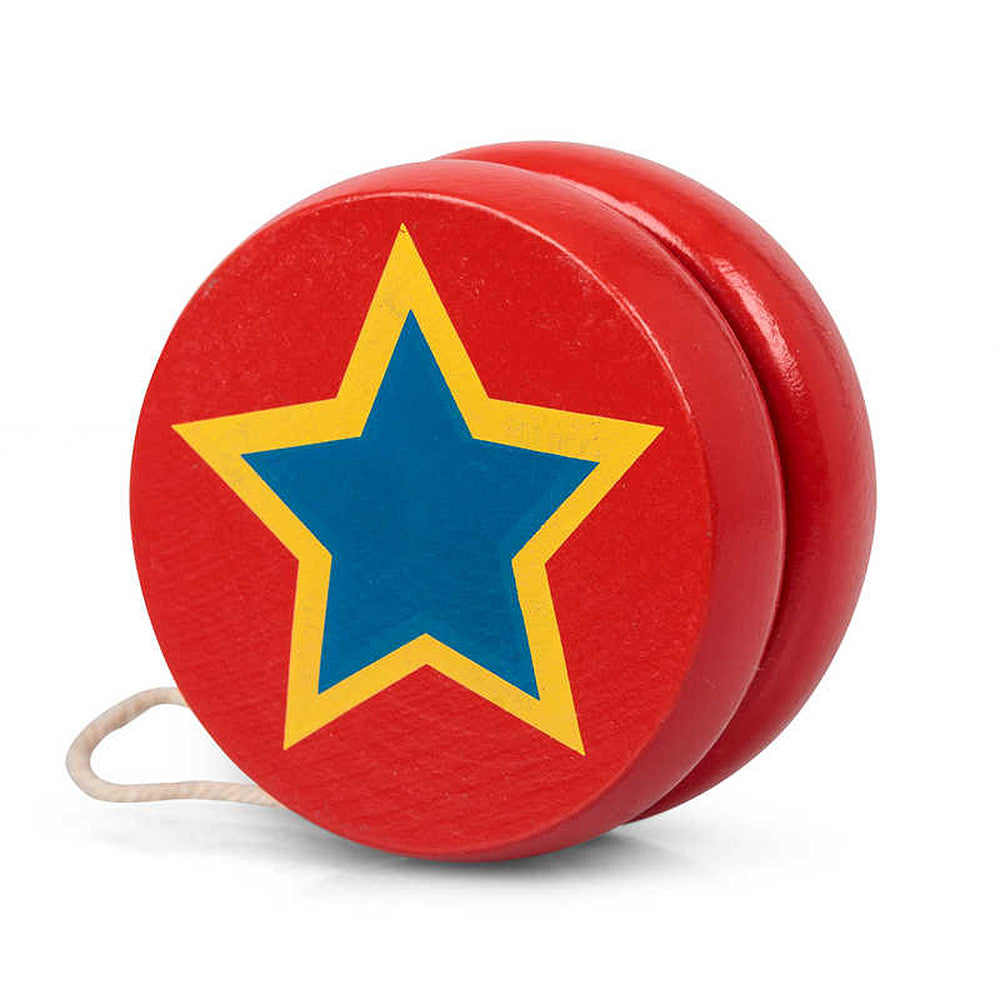 Mini Colourful Wooden Yo Yo for Kids | Single | Mini Gift | Cracker Filler