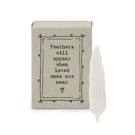 Feathers Will Appear When Loved Ones Are Near | Cracker Filler | Matchbox Gift