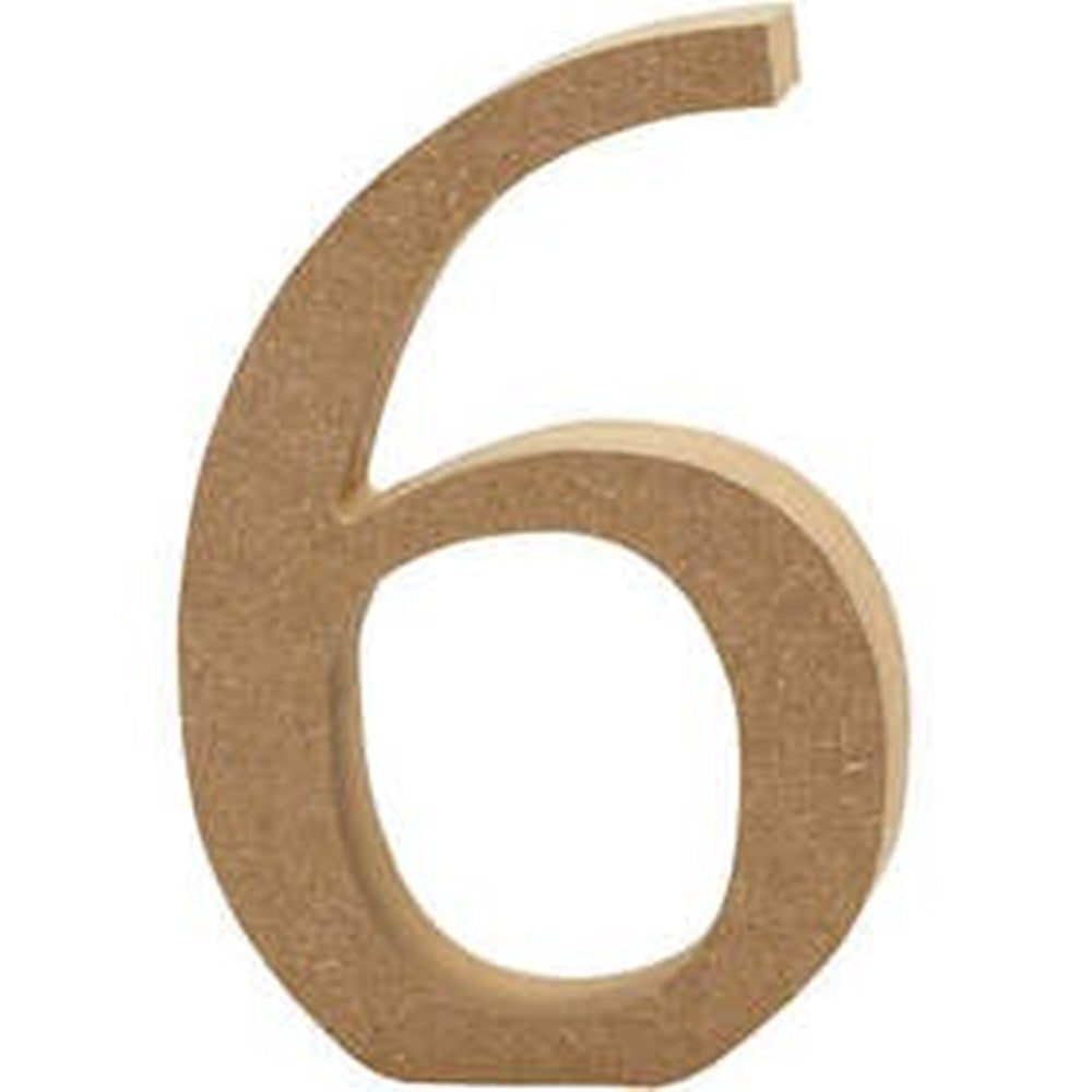 Large 13cm Wooden MDF Capital Letters, Numbers & Symbols for Crafts