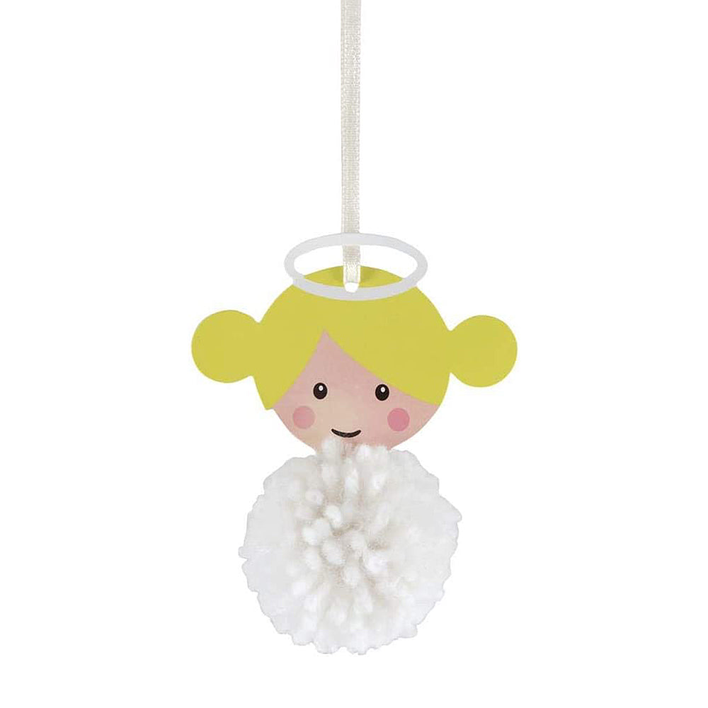 Angel Pom Pom Hanging Christmas Ornament Craft Kit