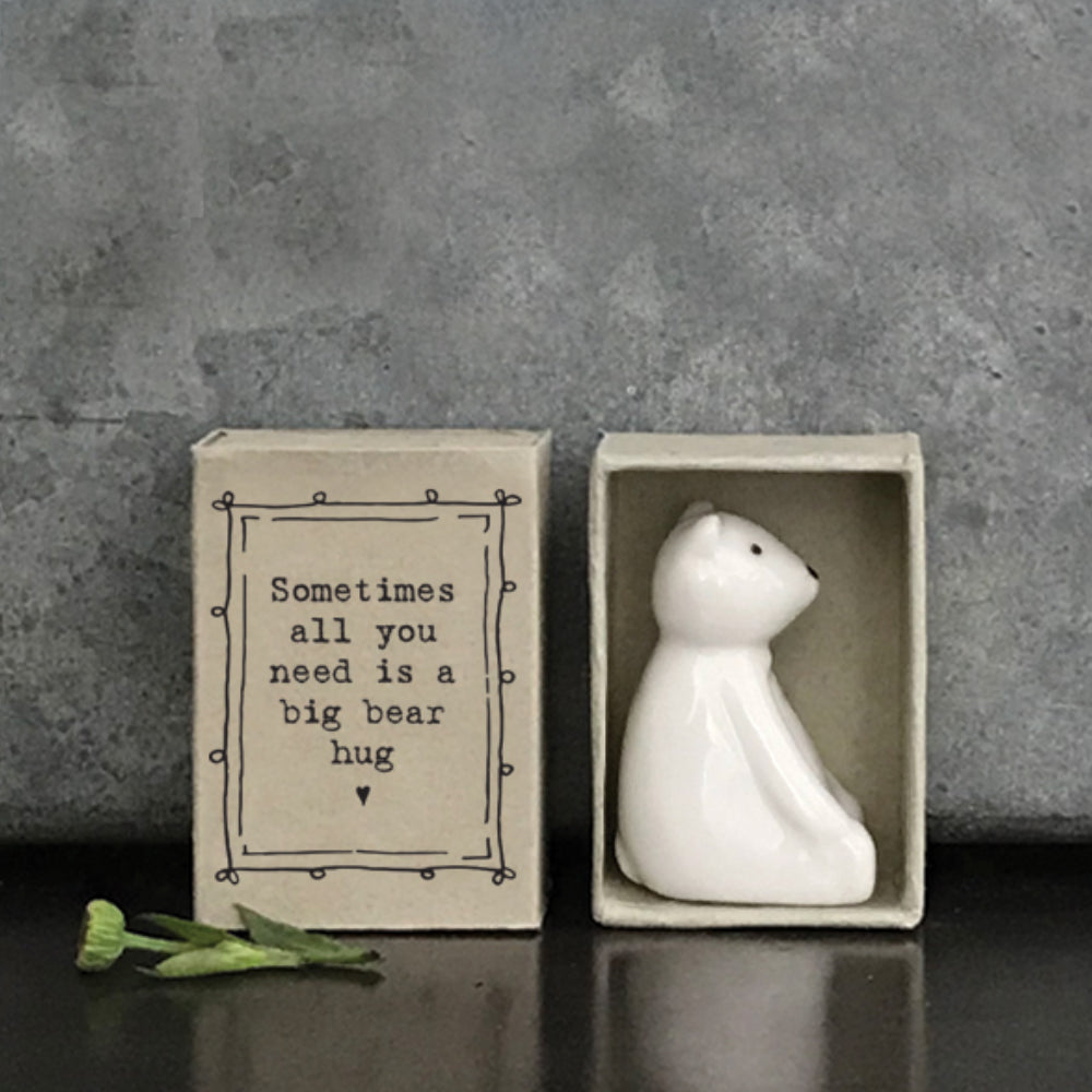 Sometimes All You Need Is A Big Bear Hug | Ceramic Bear | Cracker Filler | Mini Gift