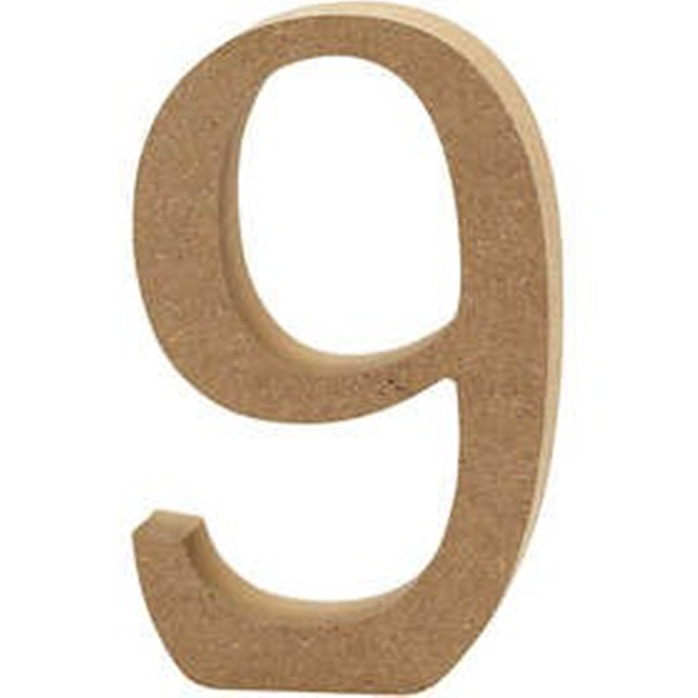 Large 13cm Wooden MDF Capital Letters, Numbers & Symbols for Crafts