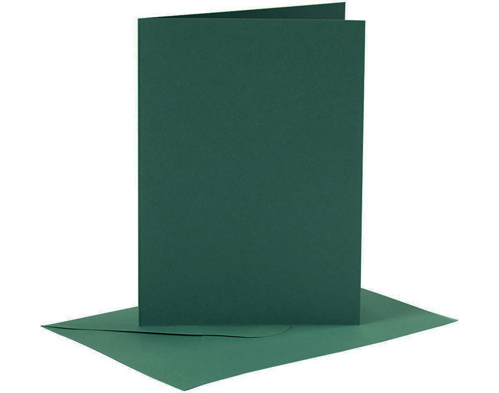 6 Coloured A6 Cards & Envelopes for Card Making Crafts | Card Making Blanks