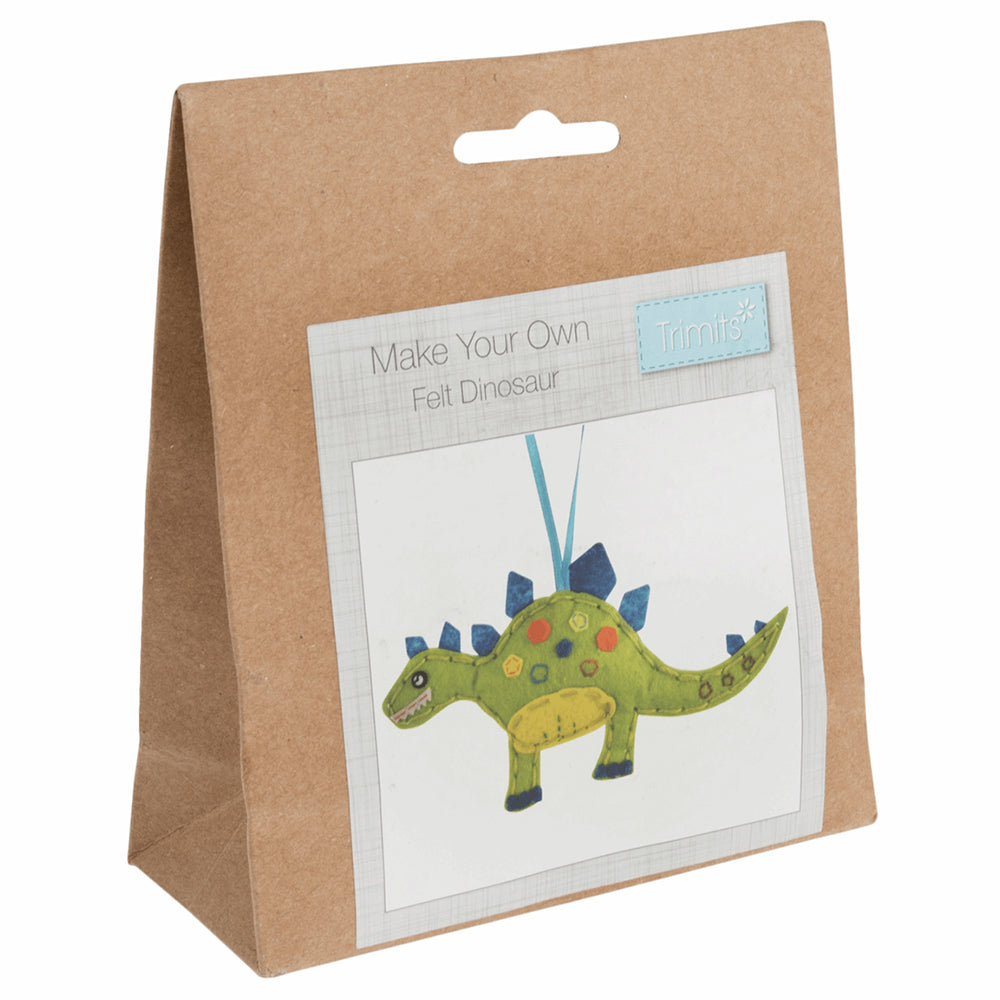 Sewing Kit to Make a Felt Dinosaur Decoration