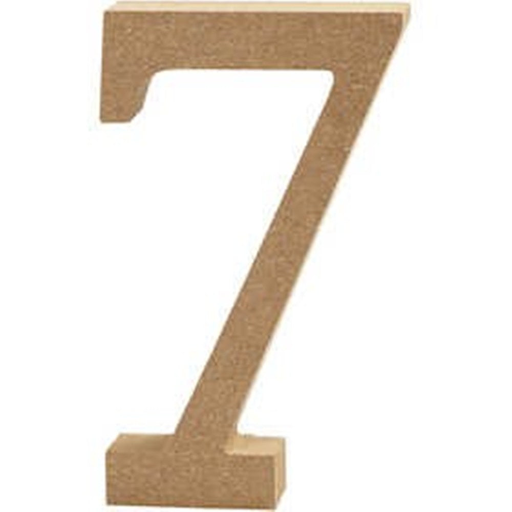 Large 13cm Wooden MDF Capital Letters, Numbers & Symbols for Crafts