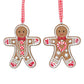 Gingerbread Man Christmas Tree Decoration | 8cm Hanging Ornament | Gisela Graham