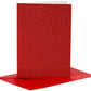 4 Glitter A6 Cards & Envelopes for Card Making Crafts | Card Making Blanks