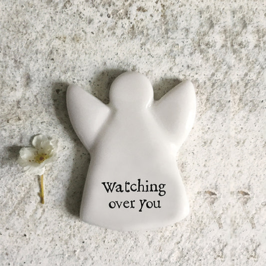 NEW - Watching Over You | Guardian Angel | Ceramic Token | Cracker Filler | Mini Gift