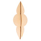 3 Natural Wooden Hanging 3D Baubles - Use Plain or Decorate