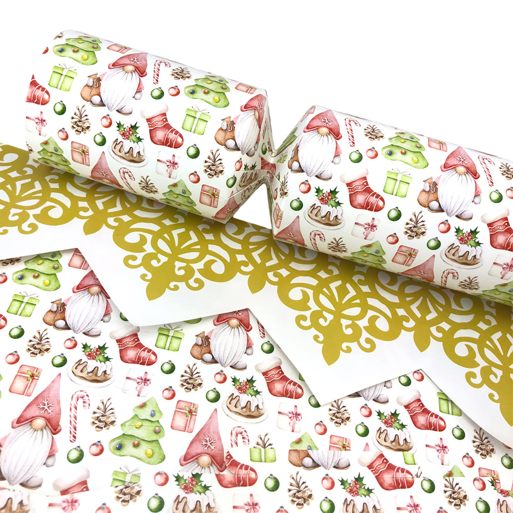 Watercolour Christmas Gonks | Cracker Making Craft Kit | Make & Fill Your Own