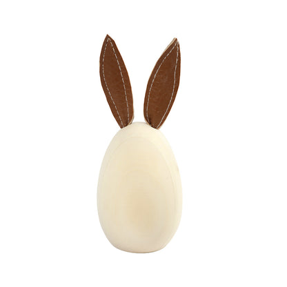 Wooden Easter Egg Shaped Bunny to Decorate | Choice of Size